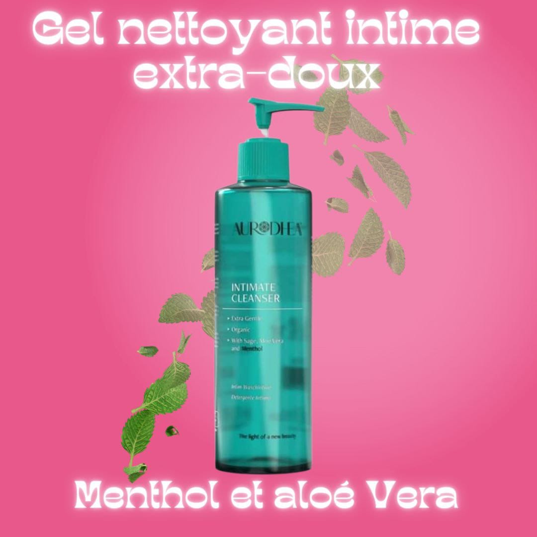 Nettoyant intime extra-doux au Menthol et Aloe Vera - 260 ml Enrichi en extrait de Sauge